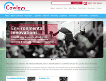 Tablet Screenshot of cawleys.co.uk